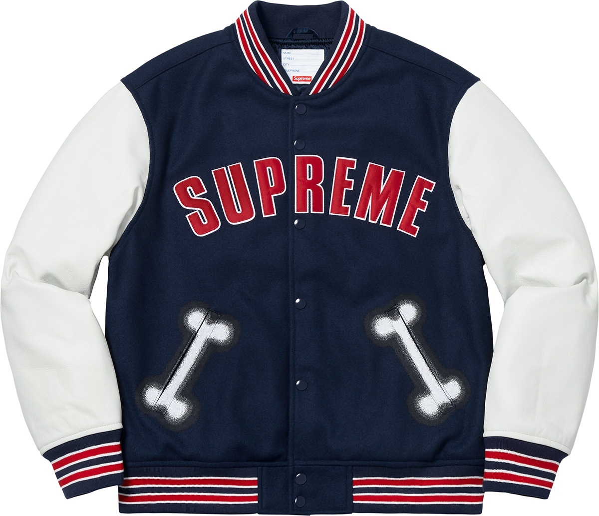 Bone Varsity Jacket view 10